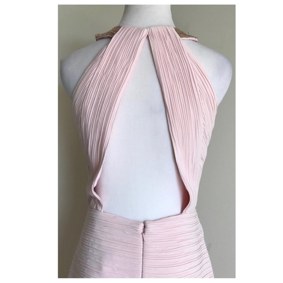 Carmen Marc Valvo Open Back Ruched Gown - Picture 9 of 12